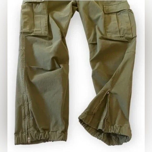 Rare Nili Lotan Cargo French Military Pants in Campo Green Size 0 - Picture 9 of 10